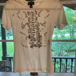 St John Couture sequin shirt  Petite